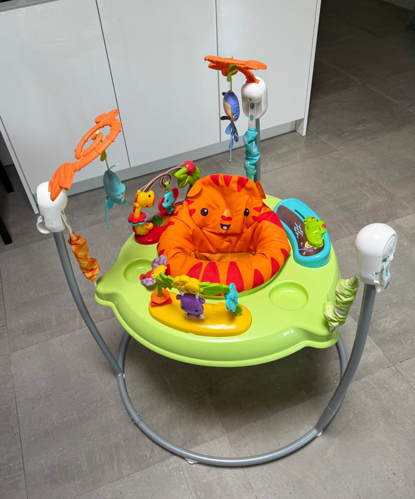 fisher price jungle jumperoo, Kinderen en Baby's, Ophalen, Zo goed als nieuw