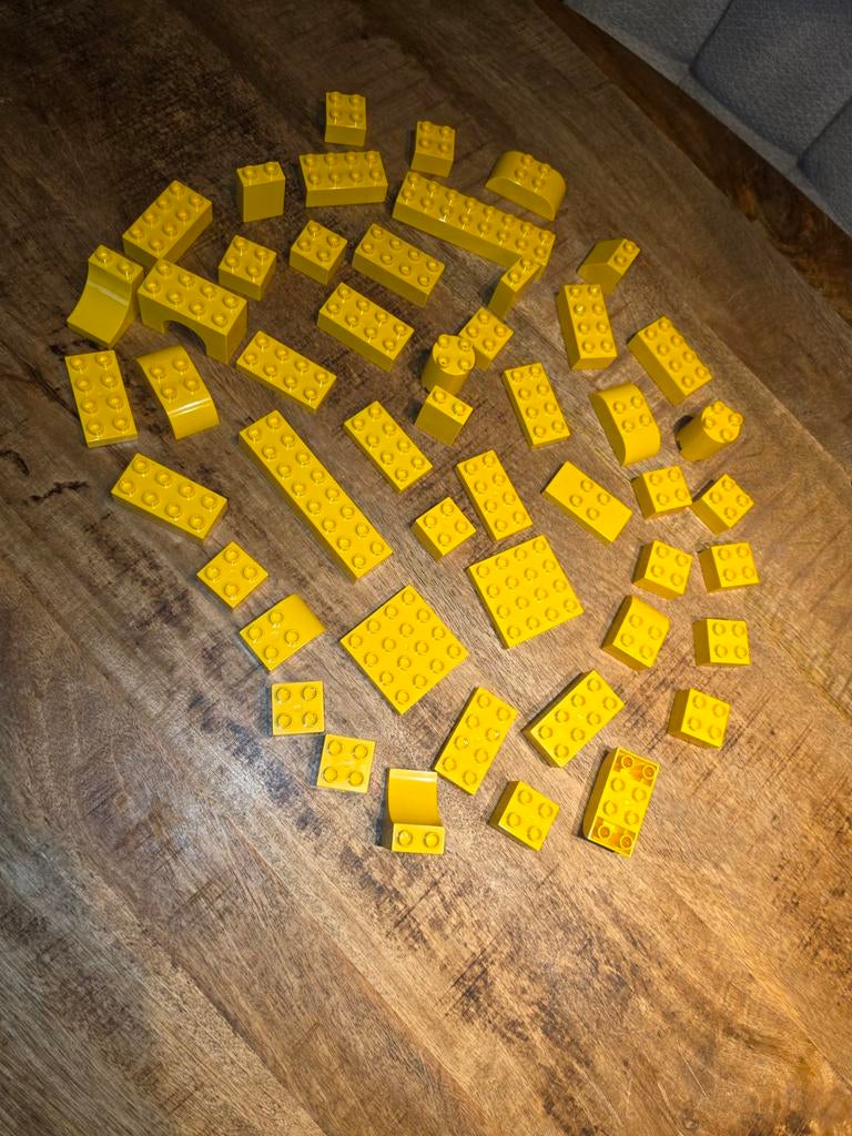 50 blocs Lego Duplo jaunes, Enfants & Bébés, Jouets | Duplo & Lego, Enlèvement ou Envoi, Duplo