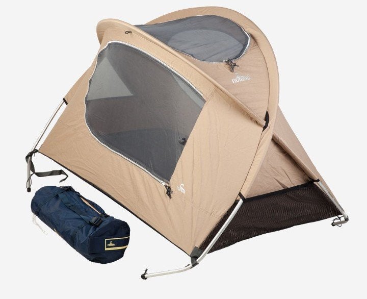 Nomad Kids Travel Bed + Nomad slaapmat, Ophalen of Verzenden, Zo goed als nieuw, 1-persoons