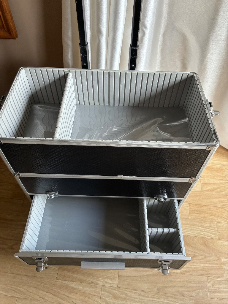 Trolley, Plastique dur, Poignée extensible, Enlèvement, Utilisé