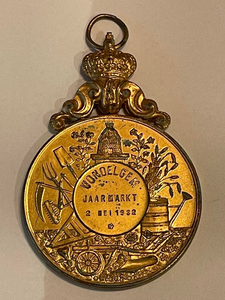 Oude medaille 1932, Postzegels en Munten, Ophalen of Verzenden