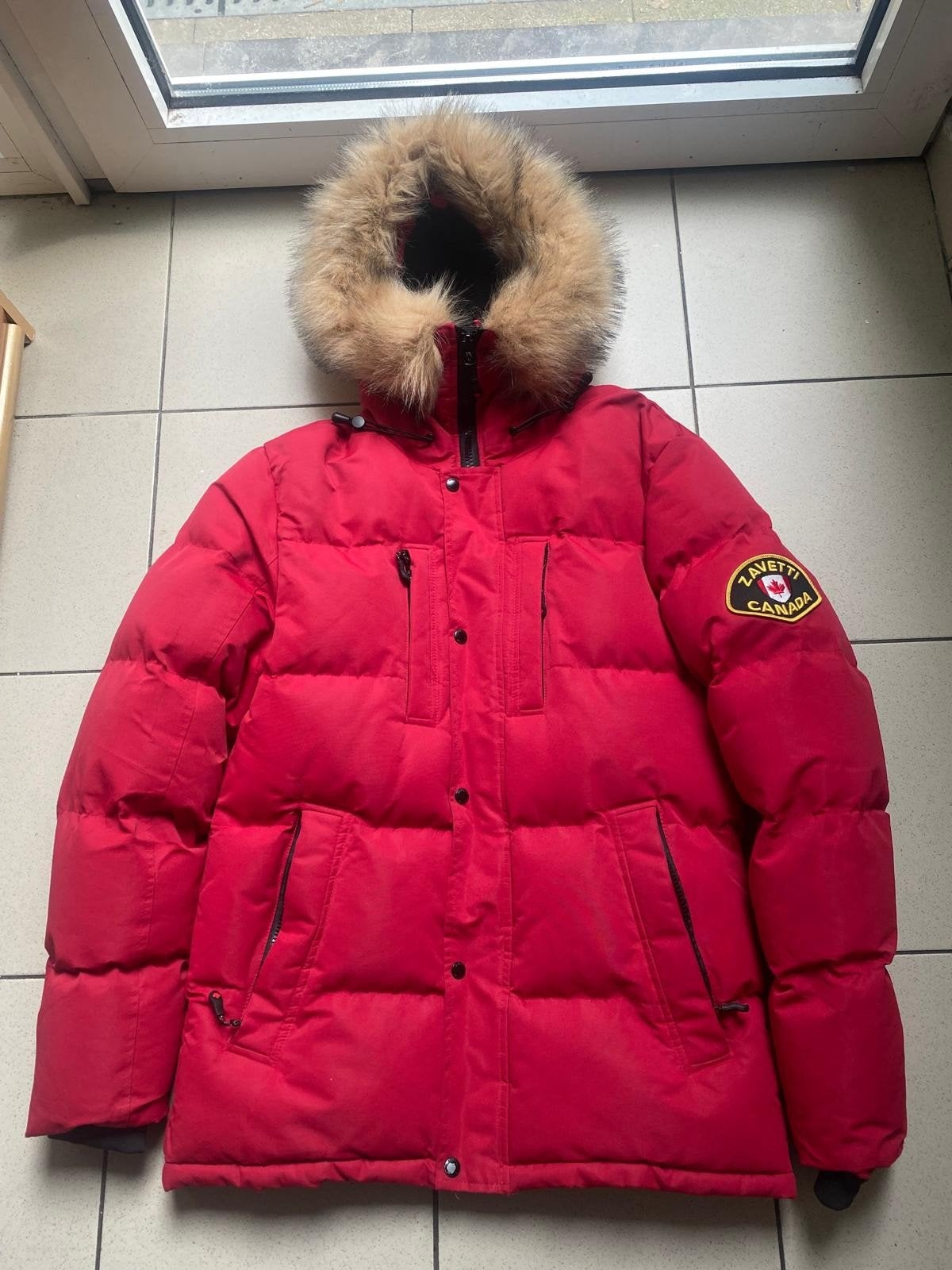Doudoune Zavetti Canada, Rouge, Enlèvement ou Envoi, Comme neuf, Zavetti canada