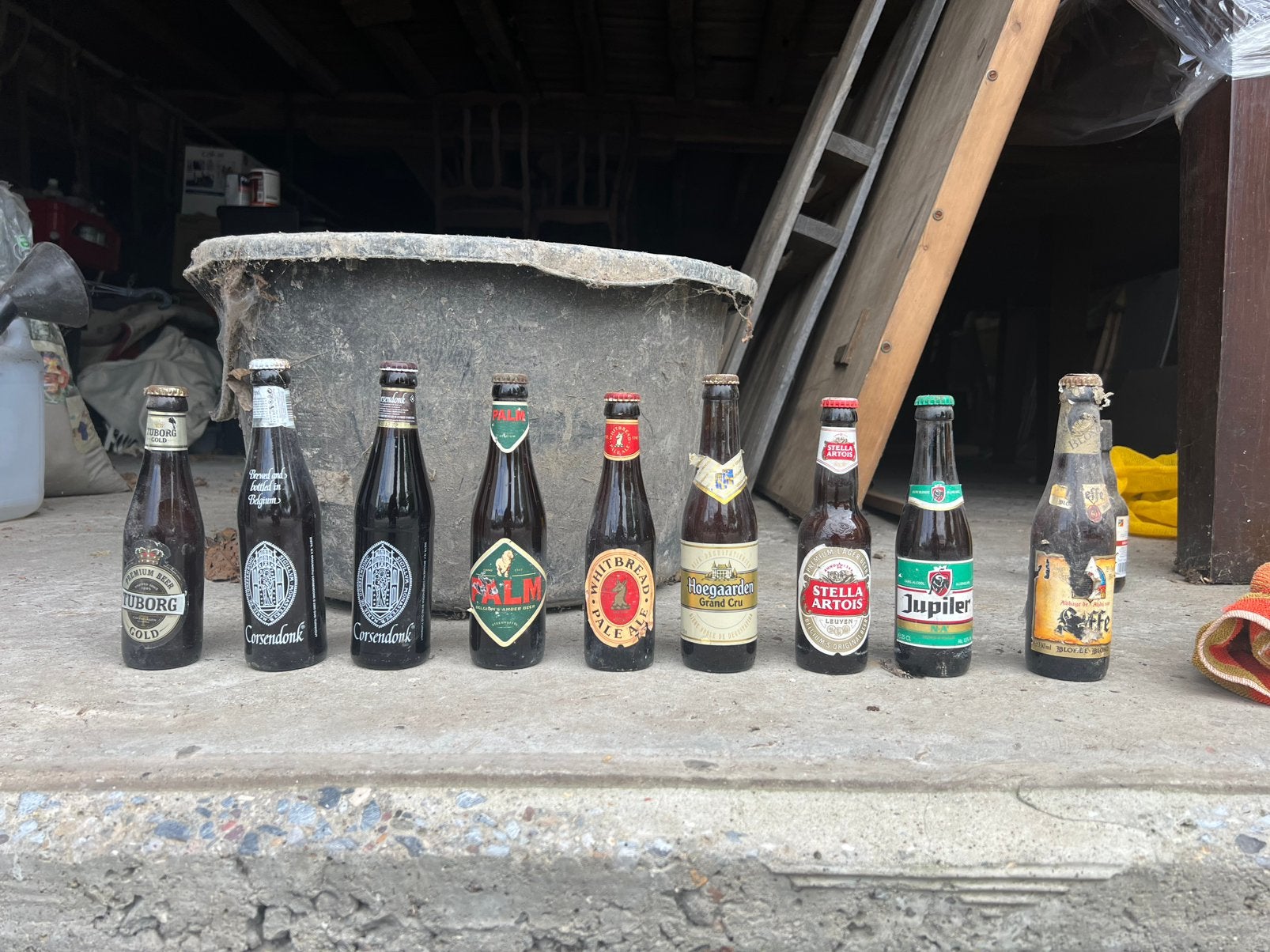 Oude bierflessen, Verzamelen, Biermerken, Ophalen, Flesje(s), Jupiler