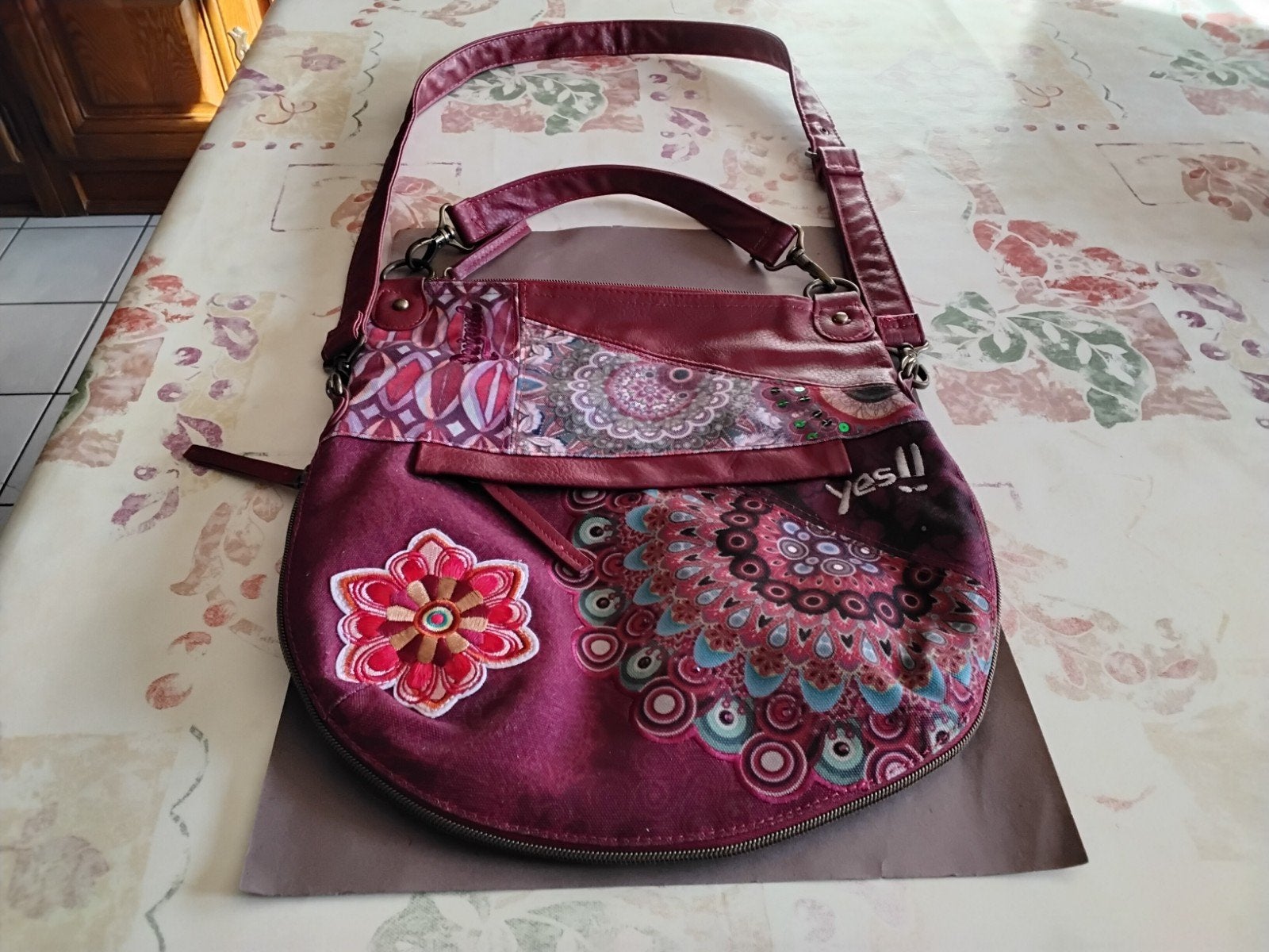 Mooie schoudertas, Ophalen, Rood, Handtas