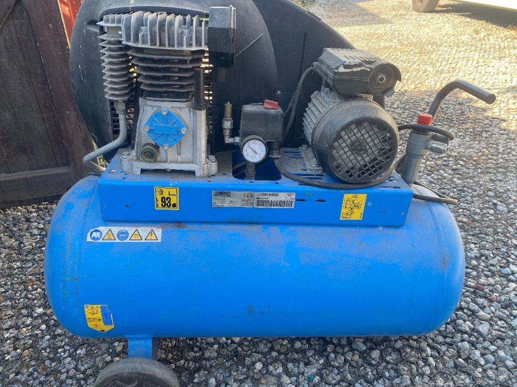Compressor ABAC, Doe-het-zelf en Bouw, Compressors, 25 tot 100 liter, Ophalen, Gebruikt, 6 tot 10 bar