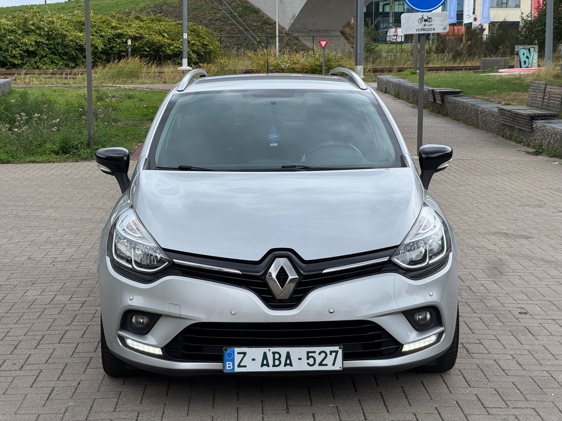 Renault Clio | Airco | Benzine | Euro 6b, Autos, Argent ou Gris, 74 ch, Euro 6, Entreprise