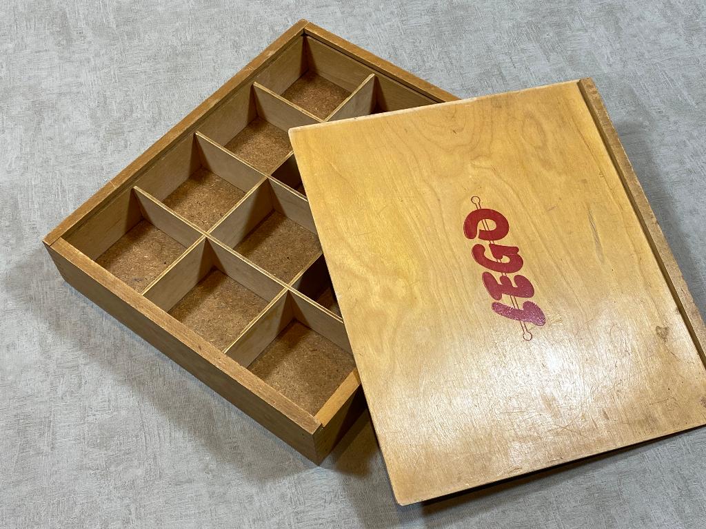 Lego houten opbergdoos, Ophalen of Verzenden, Gebruikt, Lego