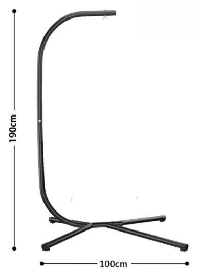 Standaard voor hangstoel (zonder hangstoel), Tuin en Terras, Tuinstoelen, Ophalen, Nieuw, Aluminium