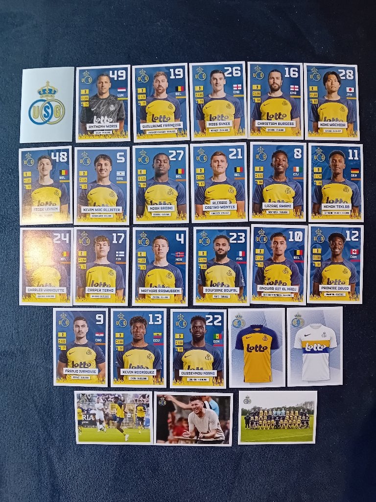 panini stickers Pro League 24/25 Union, Ophalen of Verzenden, Nieuw, Meerdere stickers