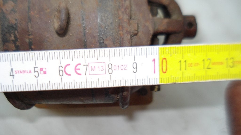 antieke motor didactich materiaal, Ophalen