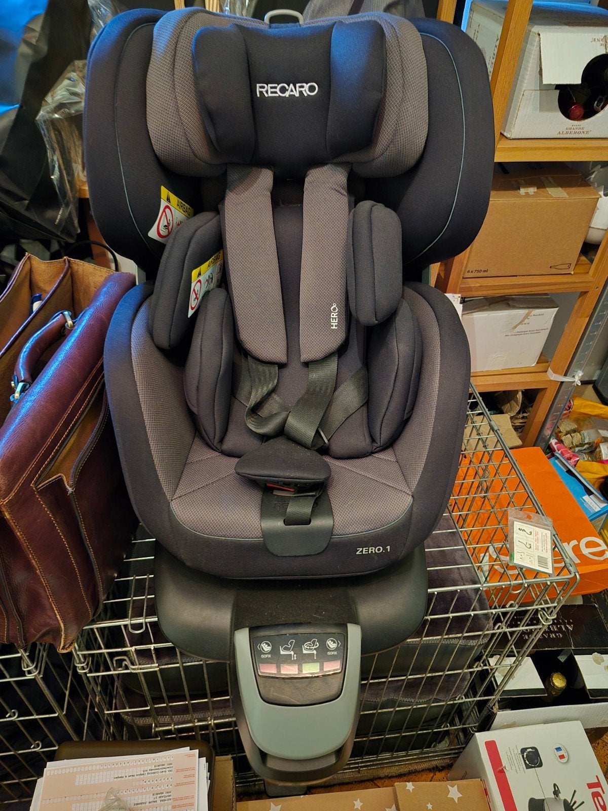 Recaro zero 1 isofix autostoel, Autres marques, Enlèvement, Utilisé, 9 à 18 kg