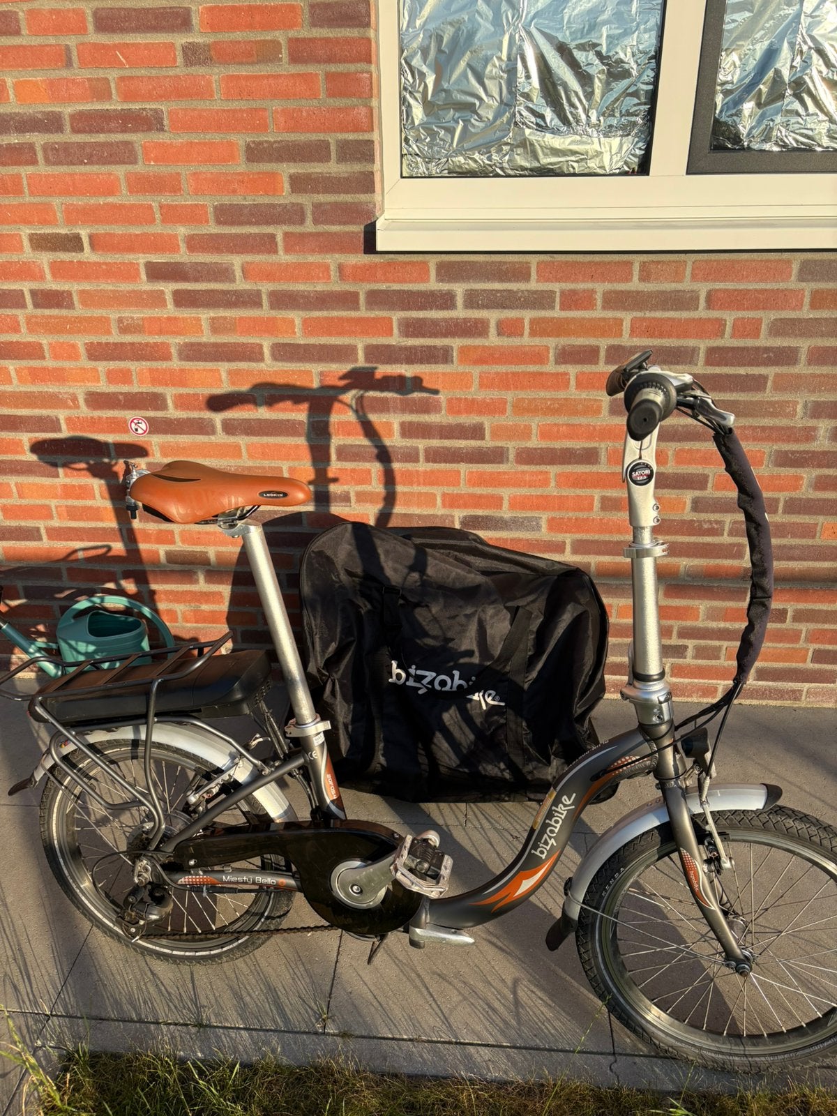 Elektrische plooifiets met opbergzak, Enlèvement, Utilisé, Totalement pliable, Vitesses