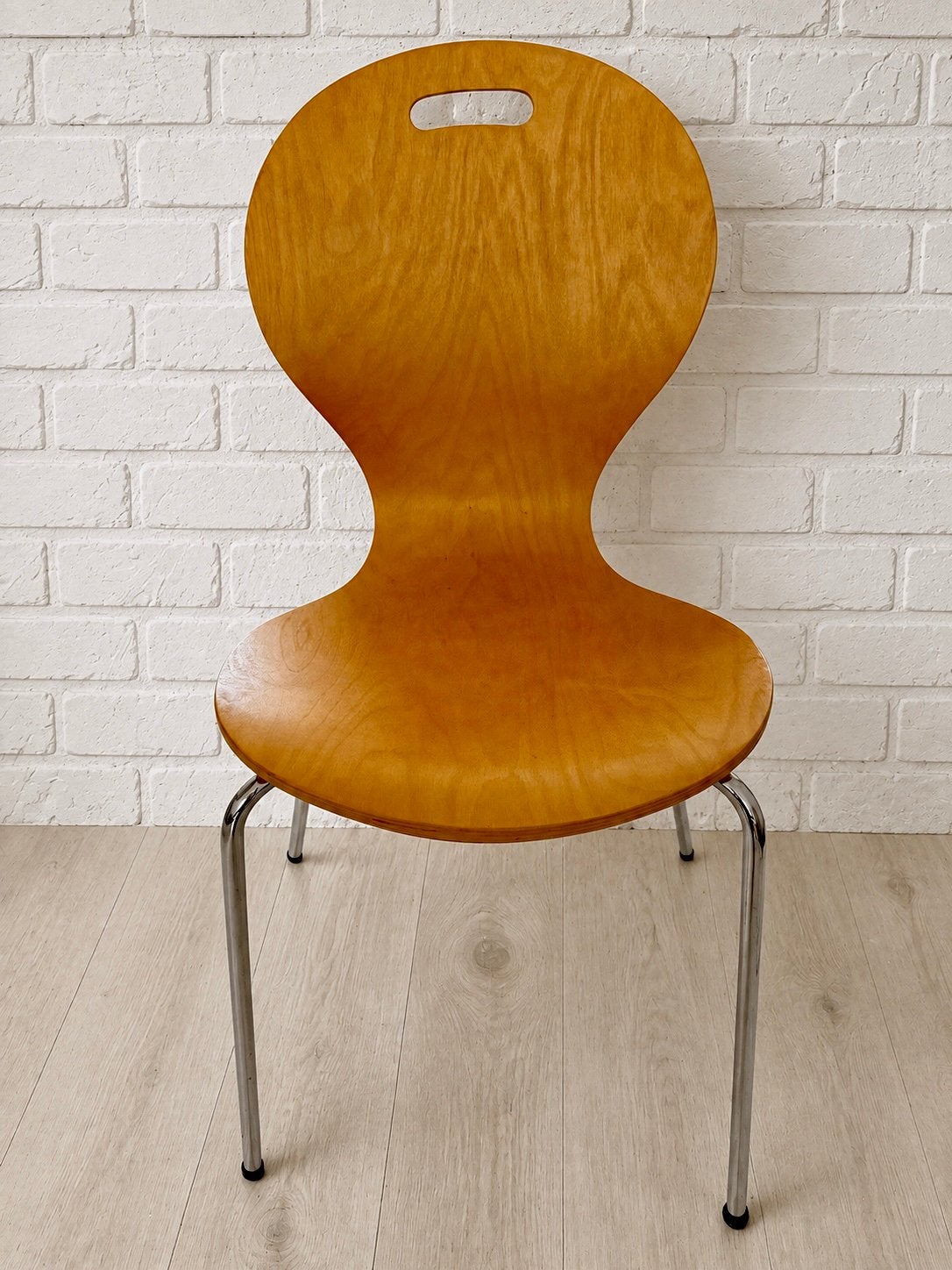 6 houten vlinderstoelen, Huis en Inrichting, Stoelen, Ophalen, Zo goed als nieuw, Hout, Vijf, Zes of meer stoelen