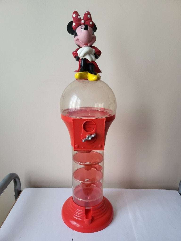 Distributeur de Chewing-Gum Minnie Mouse Sunco 1997 - TBE, Enlèvement ou Envoi