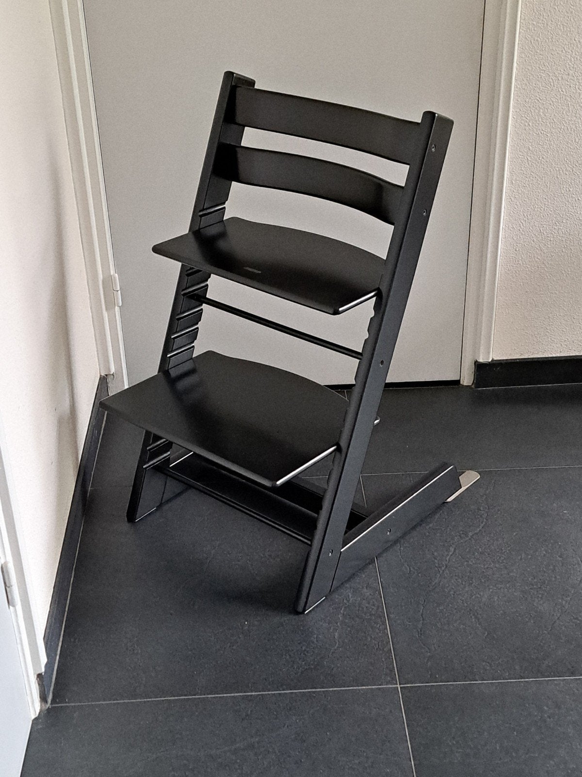 Stokke Tripp Trapp NIEUW MODEL met gliders, Ophalen, Zo goed als nieuw, Meegroeistoel, Aanschuifbaar