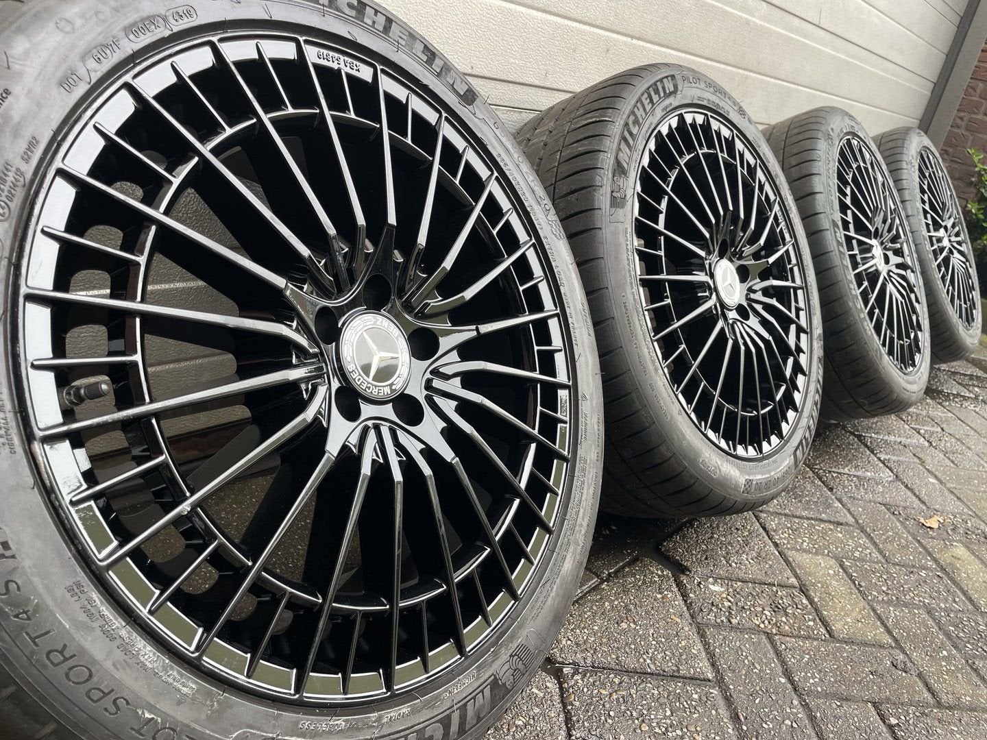 20 " Mercedes AMG EQE 43 53 V295 EQS velgen michelin banden, -, 265 mm, -, Banden en Velgen