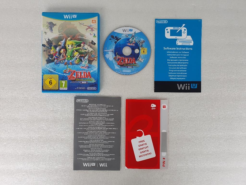 Nintendo Wii U: TLOZ - The Wind Waker HD, Enlèvement ou Envoi, Utilisé
