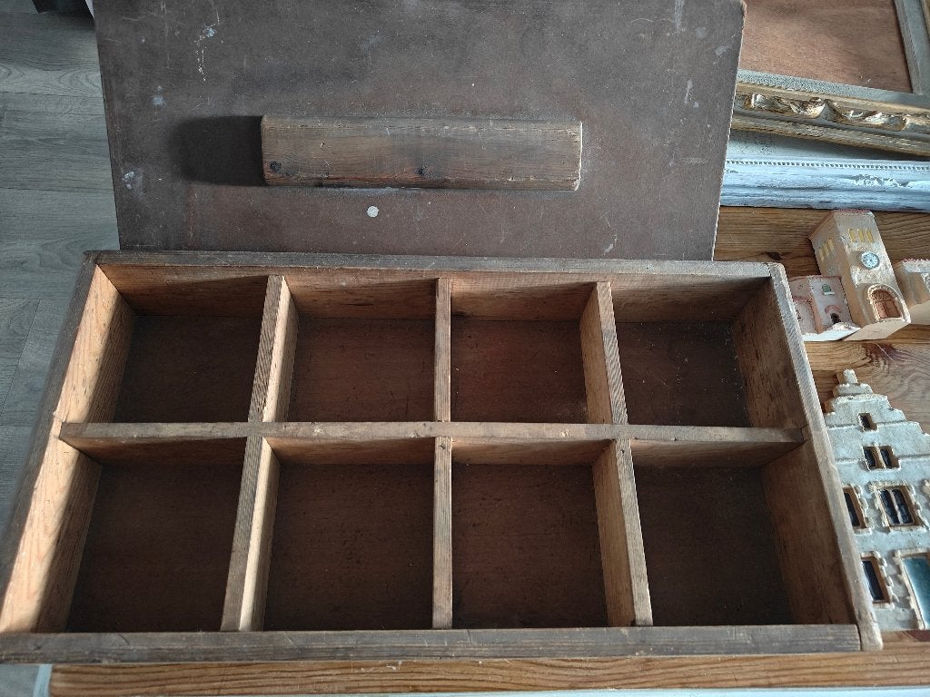 Oude houten industriële kluisjes, Huis en Inrichting, Ophalen, Gebruikt