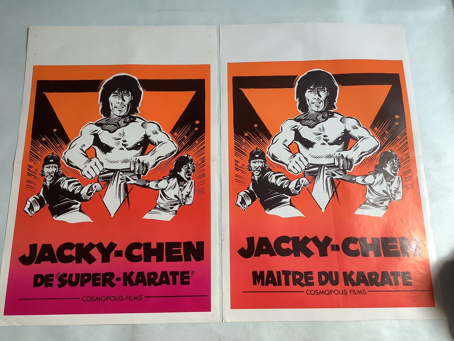 JACKY CHEN   filmposters 36-54 cm, Verzamelen, Posters, Ophalen, Zo goed als nieuw