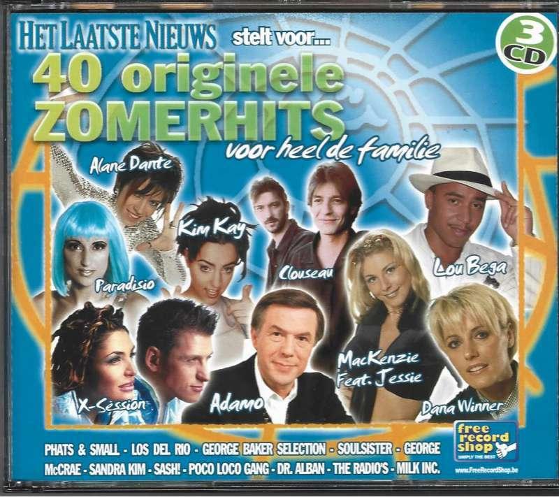 3 CD 40 Originele Zomerhits Voor Heel De Familie, Ophalen of Verzenden, Zo goed als nieuw, Pop