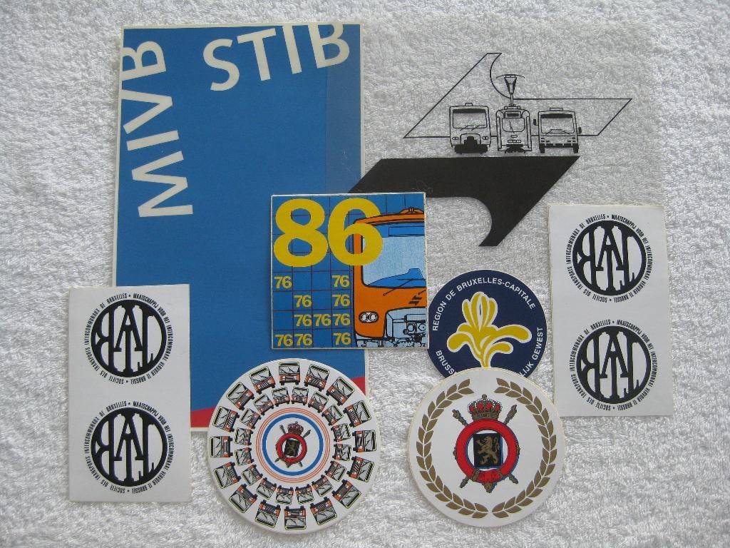 MIVB STIB SNCV NMVB – années 80 rare, Enlèvement ou Envoi, Tram