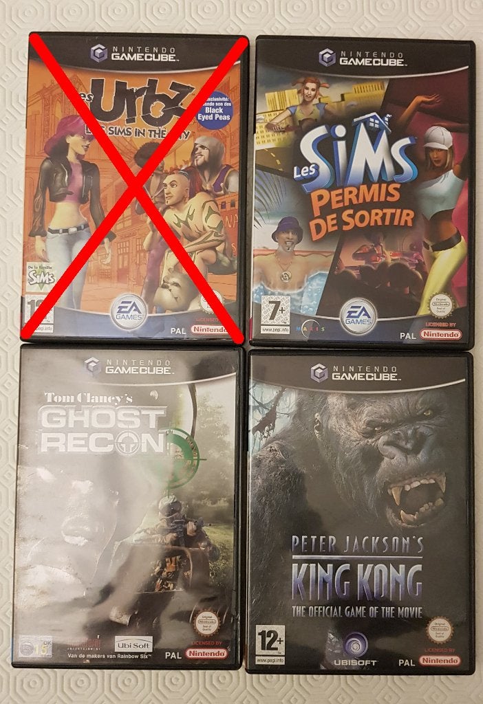 Lot de jeux Gamecube, Games en Spelcomputers, Ophalen, Gebruikt