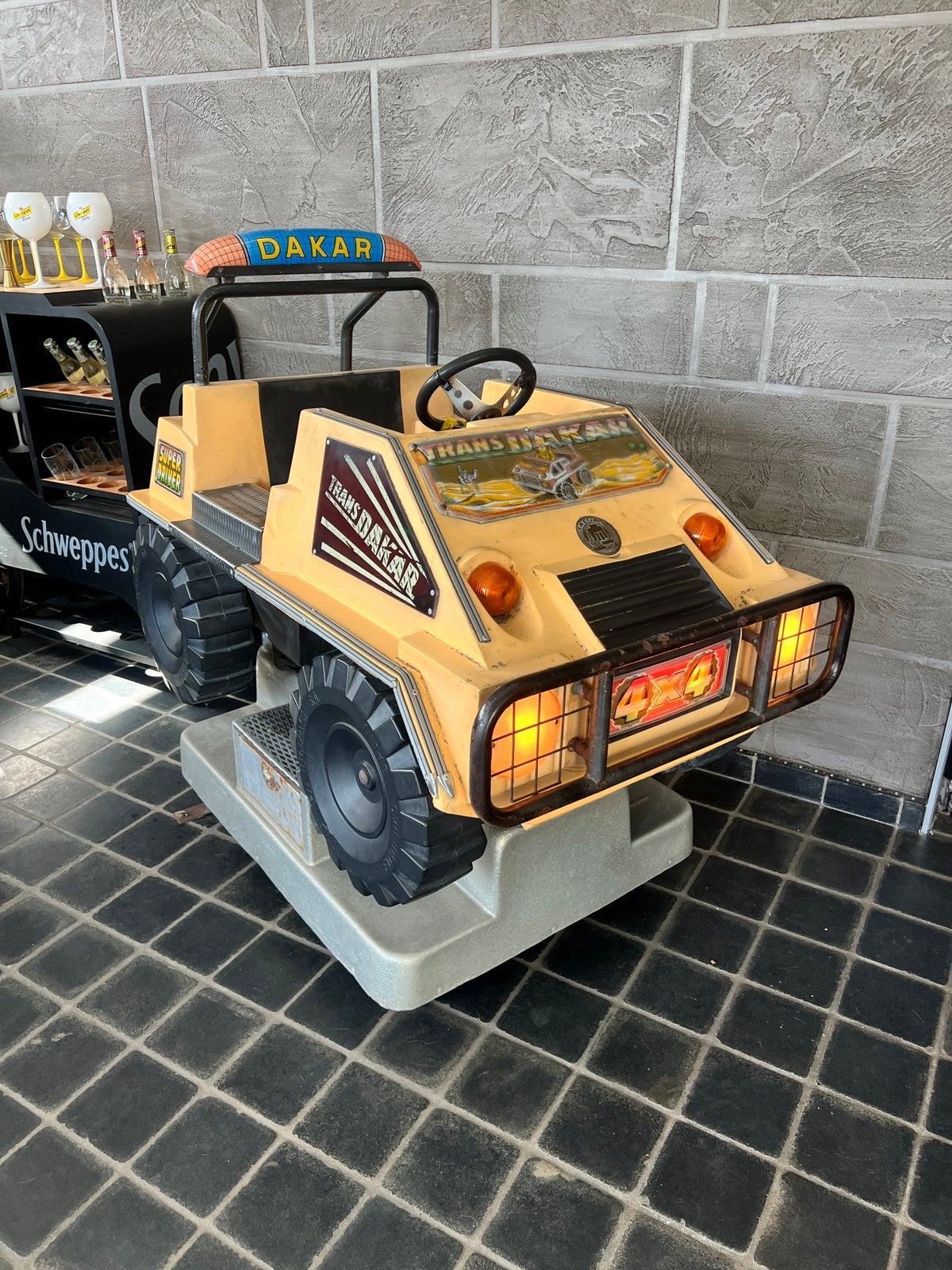 kiddyride vintage jaren 80 Dakar falgas, Collections, Machines | Autre, Enlèvement, Utilisé