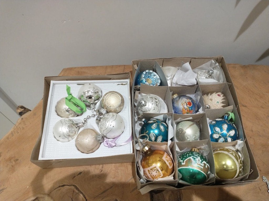 kerstballen vintage, Diversen, Ophalen of Verzenden