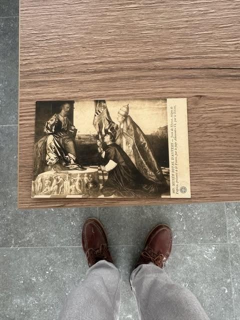 carte postale musée royal d'Anvers 357 jean de Sforza, Enlèvement ou Envoi, Non affranchie, Anvers