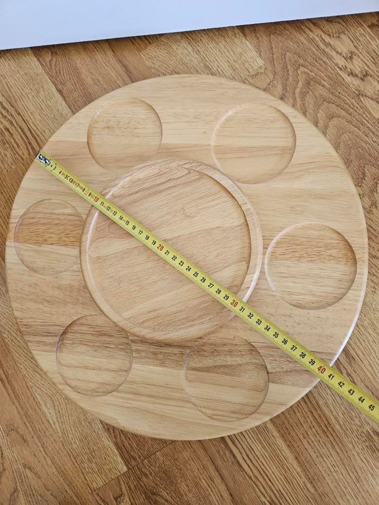 Plateau tournant en bois, Maison & Meubles, Enlèvement, Comme neuf, Rond, Bois