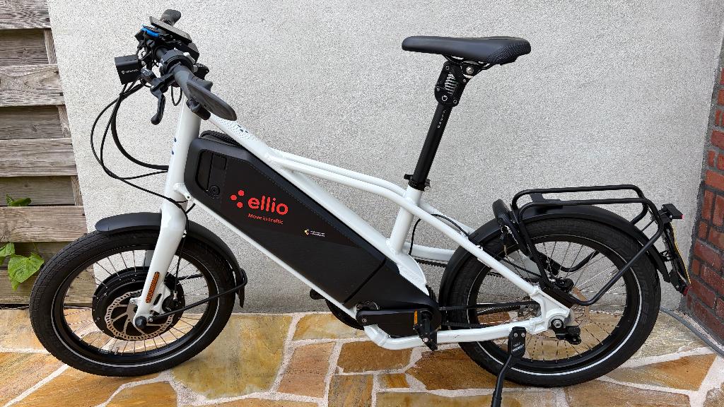 Ellio Elite Sport, wit, 1800km! Speed Pedelec, Fietsen en Brommers, Elektrische fietsen, Zo goed als nieuw, Overige merken, 50 km per accu of meer