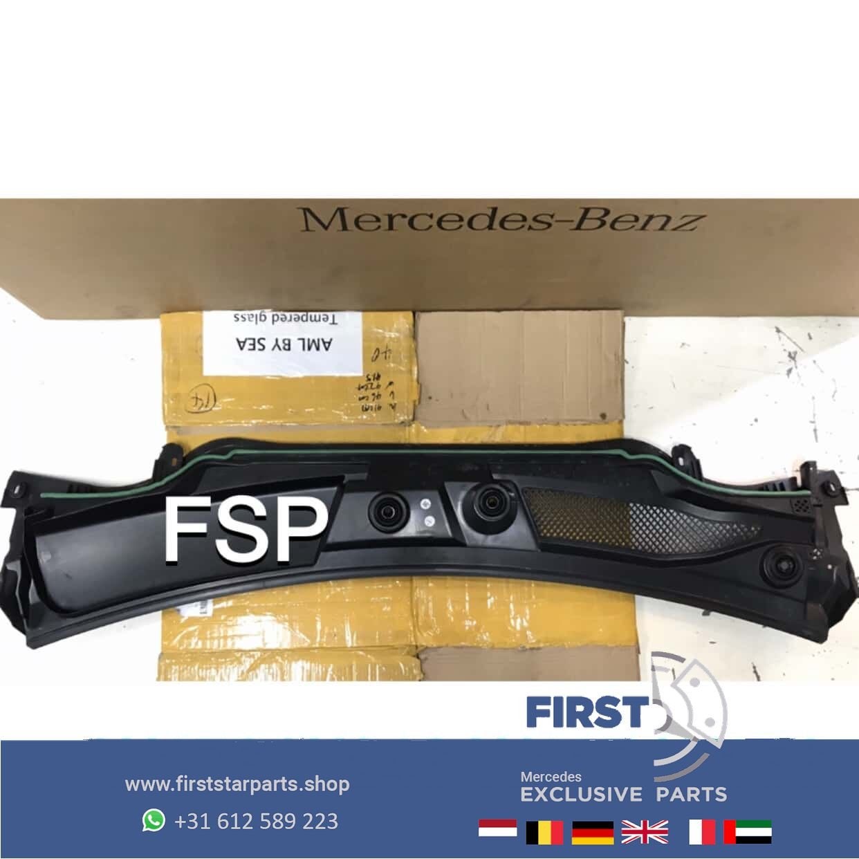 Paravan plastic kap ruitenwisser Mercedes W176 A W246 B W117