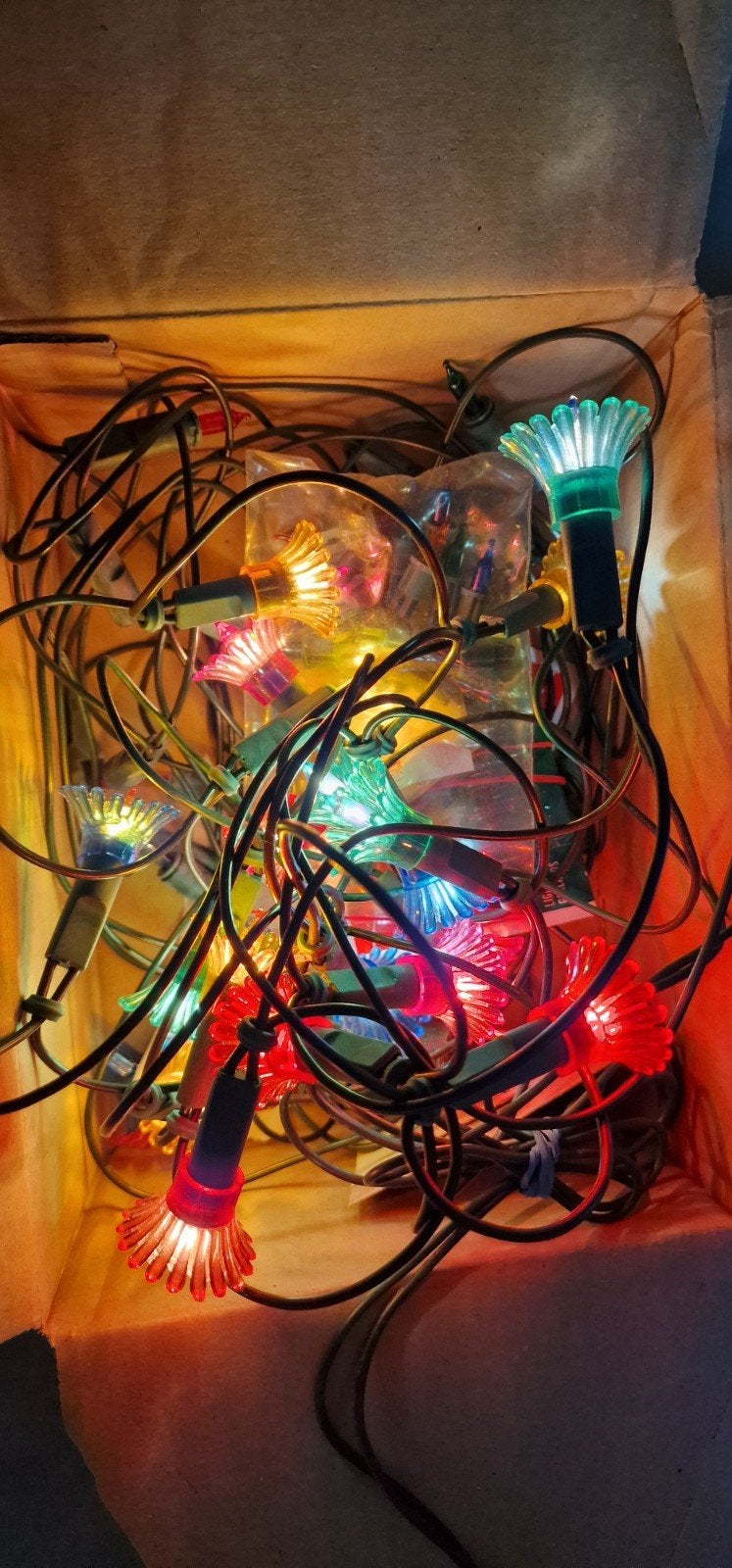 Lot vintage kerst, Ophalen, Glas, Rood, Vintage
