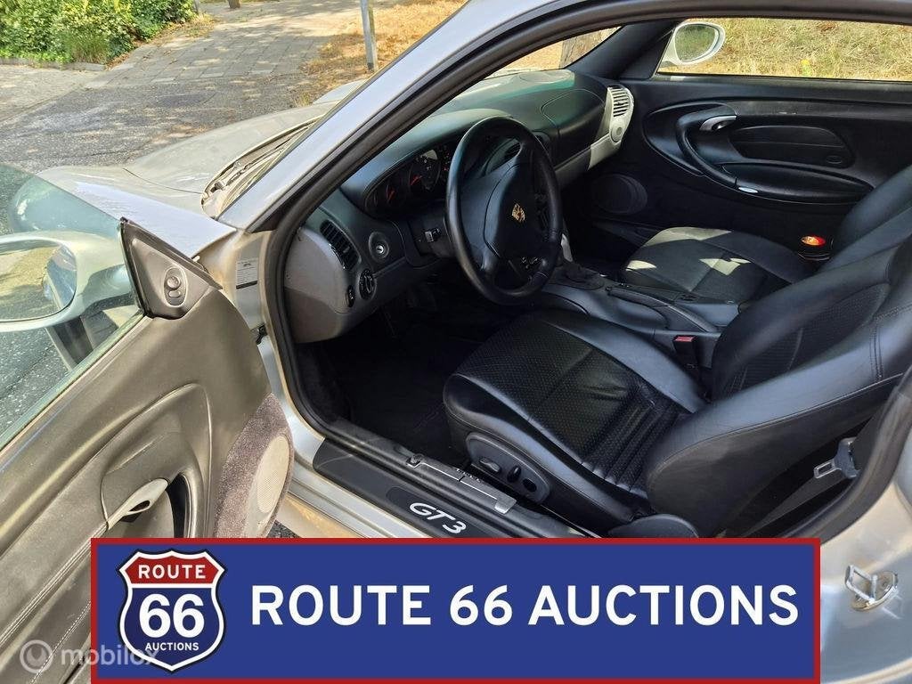 Porsche 911 Carrera | 1999 | Route 66 Auctions, Auto's, Zwart, Bedrijf, Overige carrosserie, Porsche