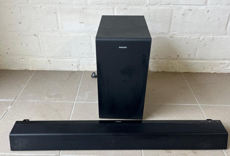 Actieve soundbar & subwoofer Philips, Ophalen, Zo goed als nieuw