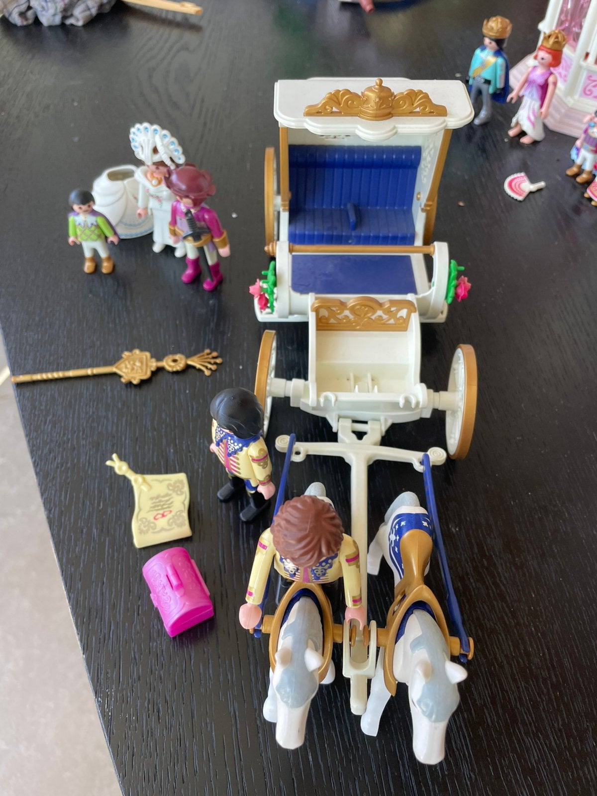 Playmobil 4258 koninklijke koets, Ophalen, Complete set, Voertuig, Zo goed als nieuw