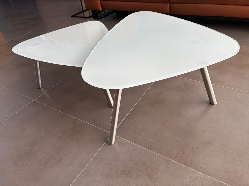Salontafel set, Verre, Comme neuf, Enlèvement, Rectangulaire