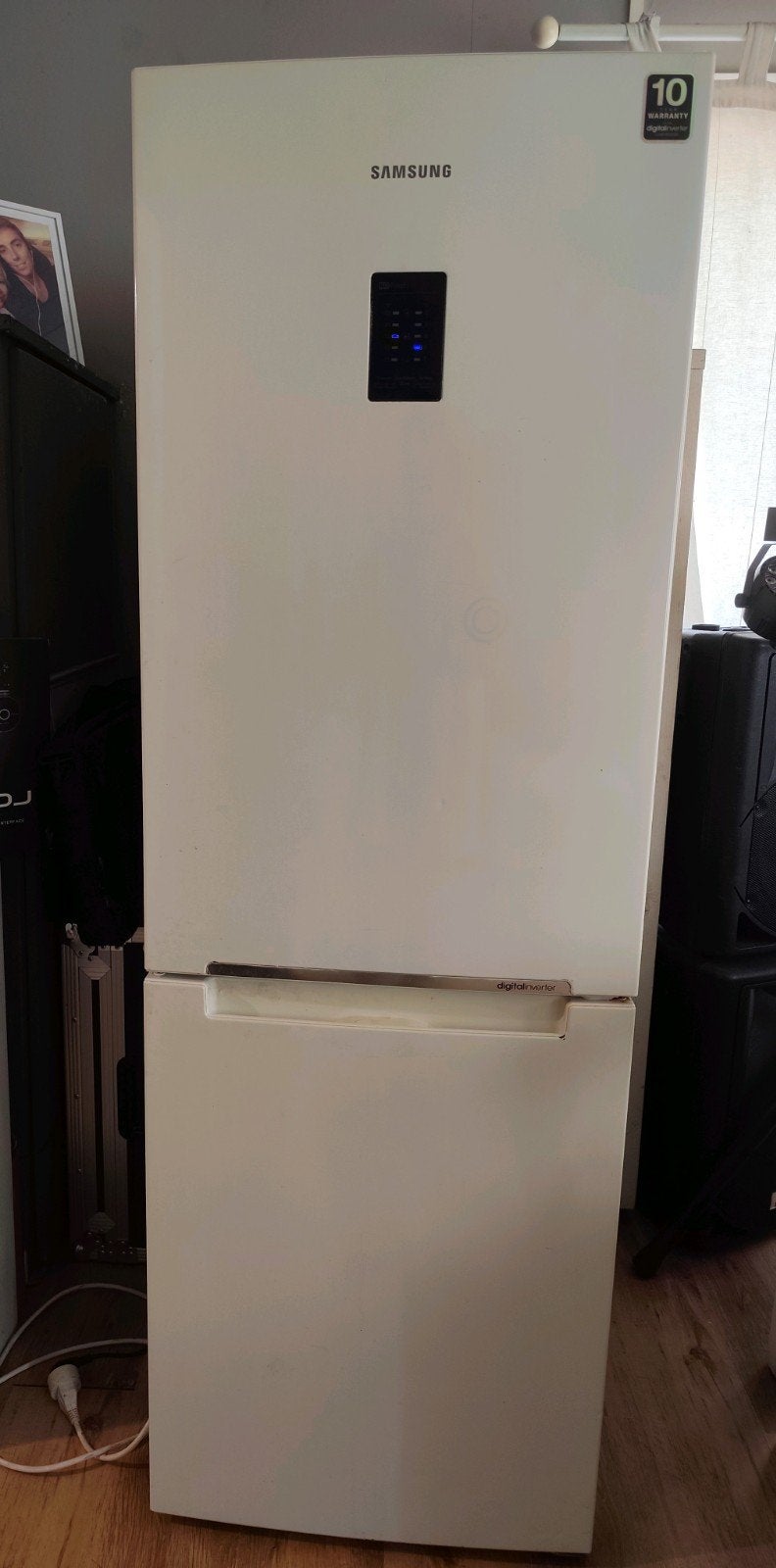 Samsung koel-vriescombinatie RB29FERNCWW, Ophalen, 200 liter of meer, Met aparte vriezer, 160 cm of meer