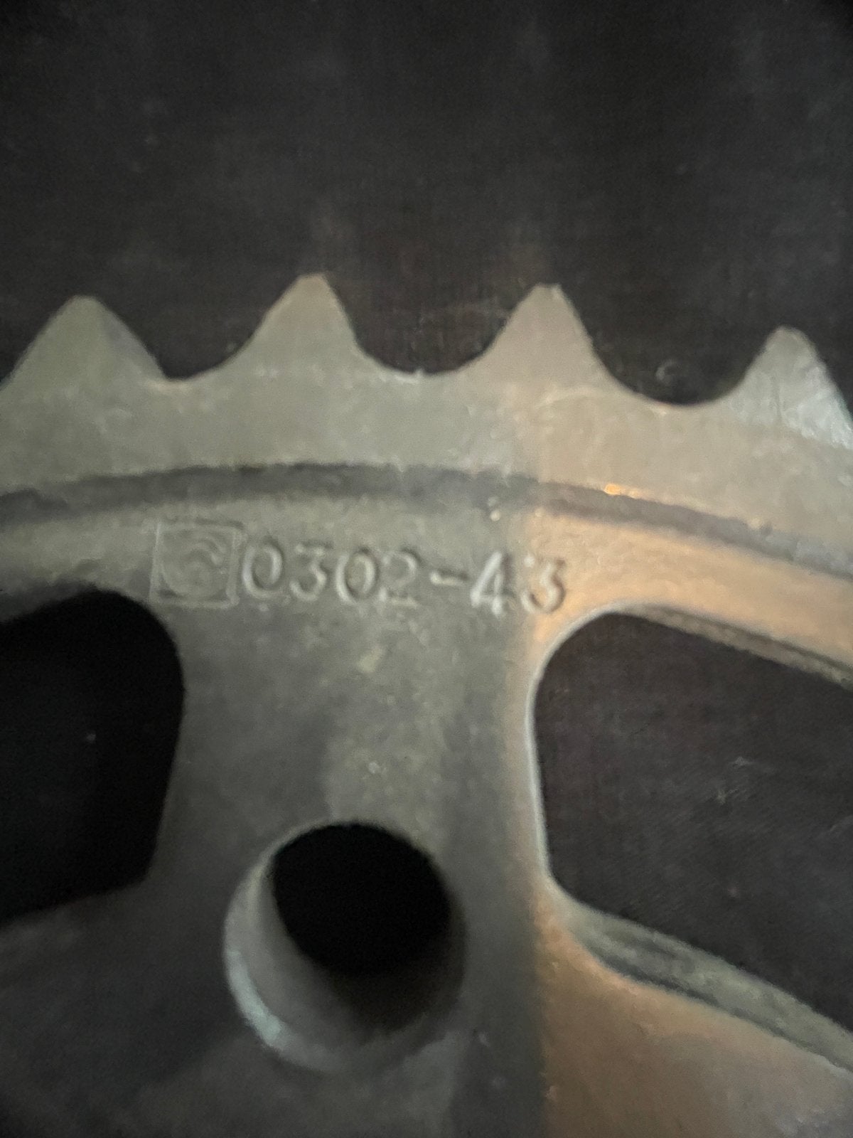 JT stalen achtertandwiel, 43 tanden, 525 ketting, Motoren, Ophalen, Nieuw