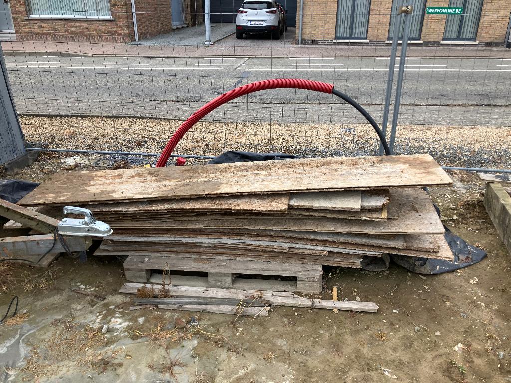 Gratis OSB/brandhout, Doe-het-zelf en Bouw, Platen en Panelen, Ophalen, Gebruikt, Hout