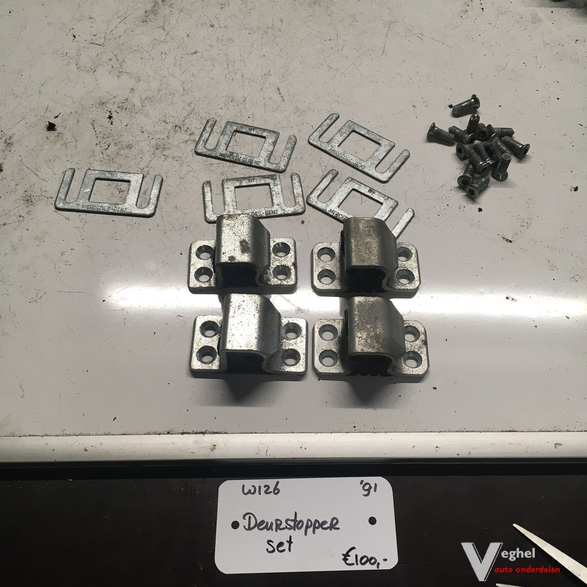 Mercedes W126  1991    Deurstopper Set van 4, Gebruikt, -, -, Ophalen of Verzenden