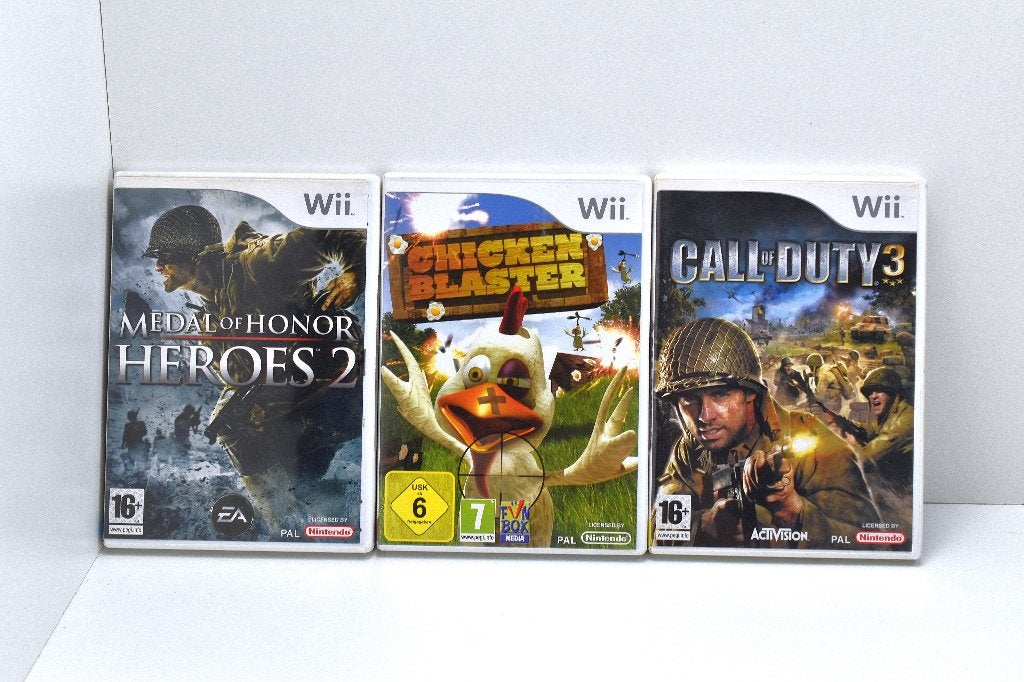 lot van 3 TOP Shooter Games voor de NINTENDO Wii, Games en Spelcomputers, Ophalen of Verzenden, Gebruikt, Shooter