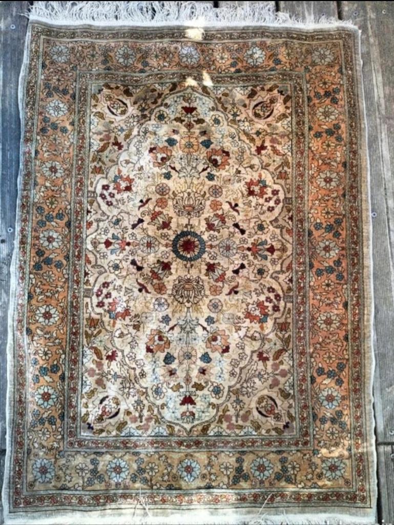 Tapis héréké/fait main/92x65cm