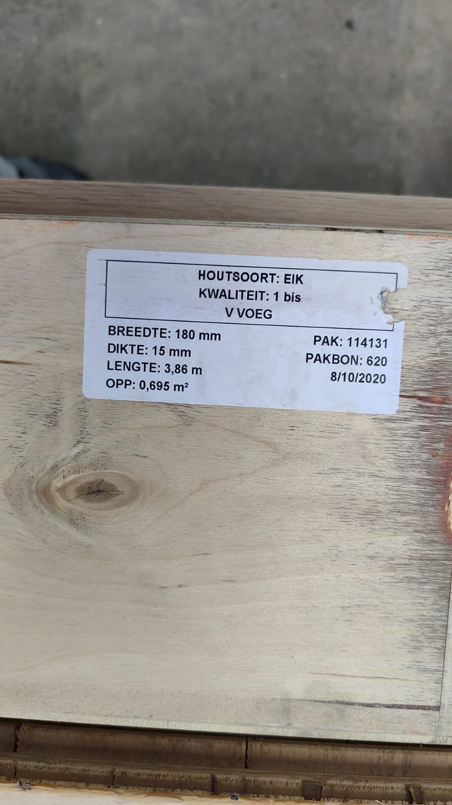 Parquet en bois de chêne, Enlèvement, Neuf, Chêne