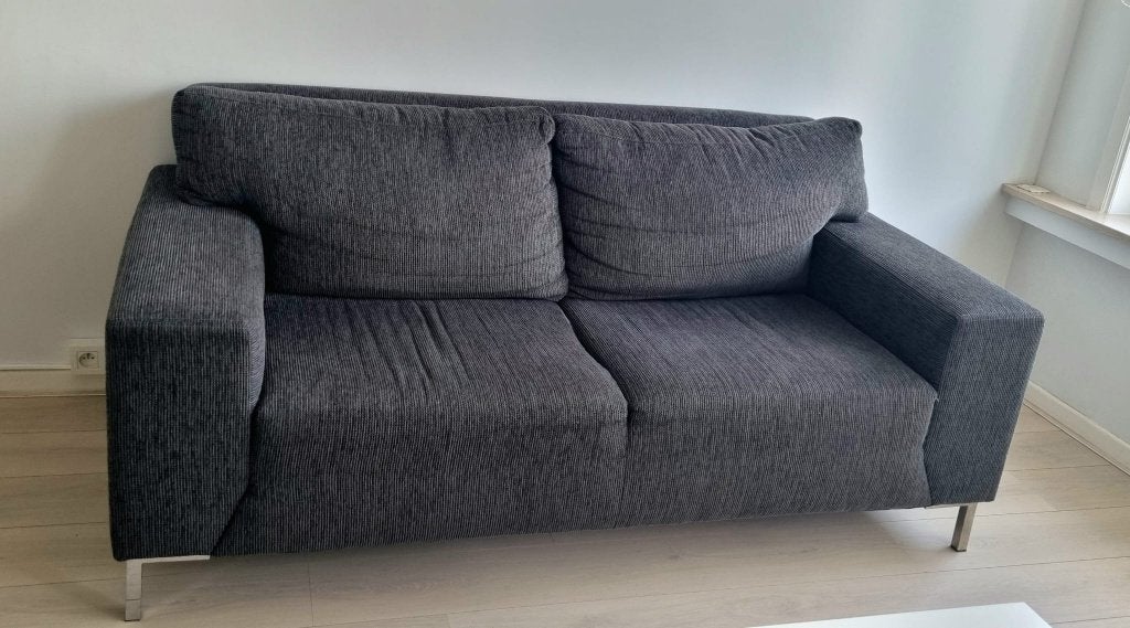 Comfortable 2-zit zetel in goede staat, Huis en Inrichting, Zetels | Zetels, Ophalen, Gebruikt, 150 tot 200 cm, Tweepersoons