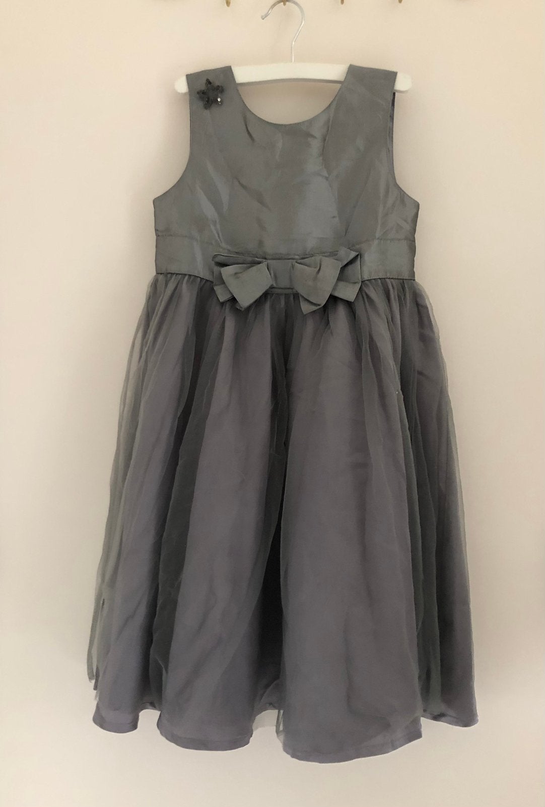 robe à nœud et voile H&M 7-8 j 122 128, Enlèvement ou Envoi, Utilisé, Fille, Robe ou Jupe