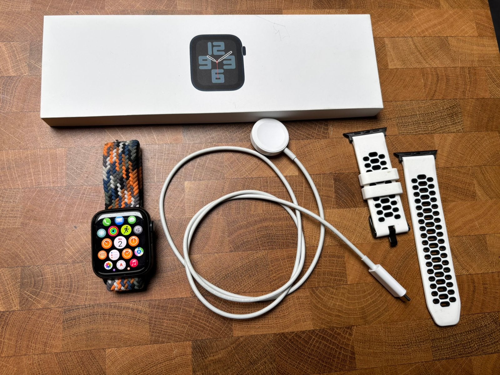 Apple watch SE 2, 44 m, midnight, Enlèvement, Comme neuf
