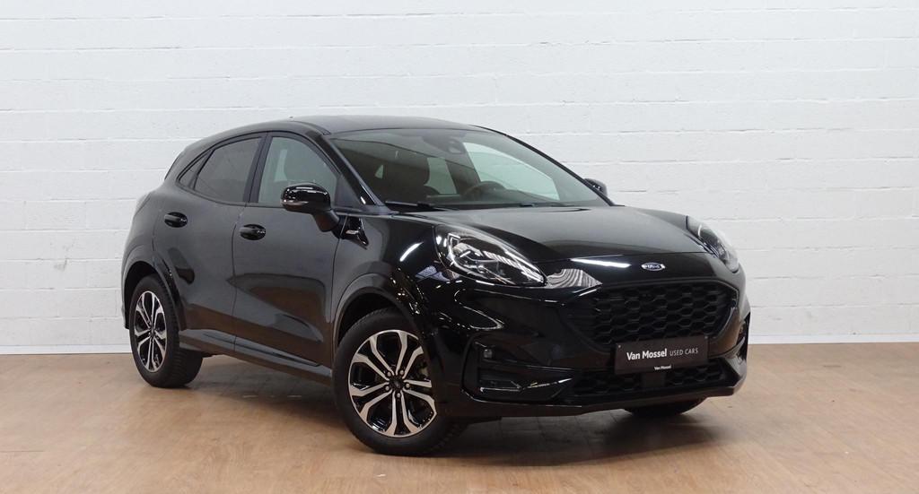 Ford Puma 1.0i Ecoboost mHEV 114kW Aut. ST-Line, Auto's, Zwart, Zwart, 155 pk, Bedrijf