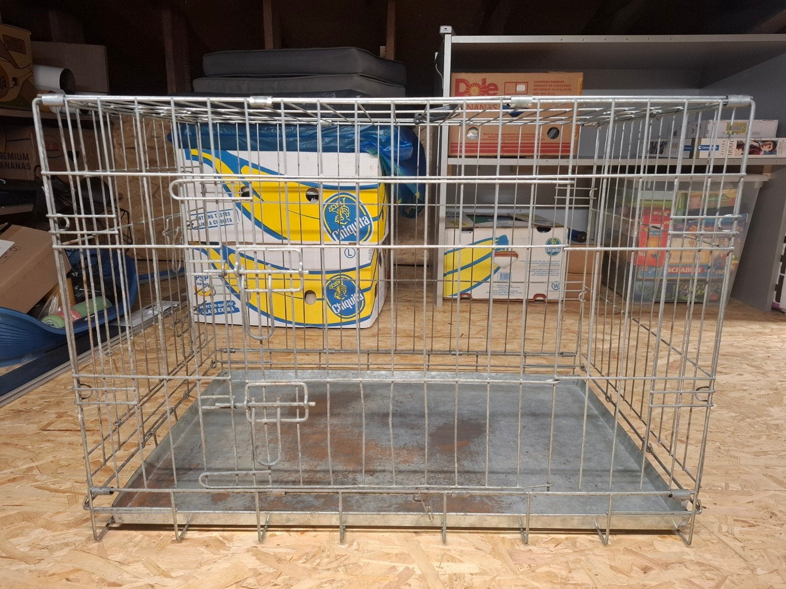 Plooibare bench, Animaux & Accessoires, Maisons pour chiens, Utilisé, Moins de 65 cm, 75 à 110 cm, Enlèvement