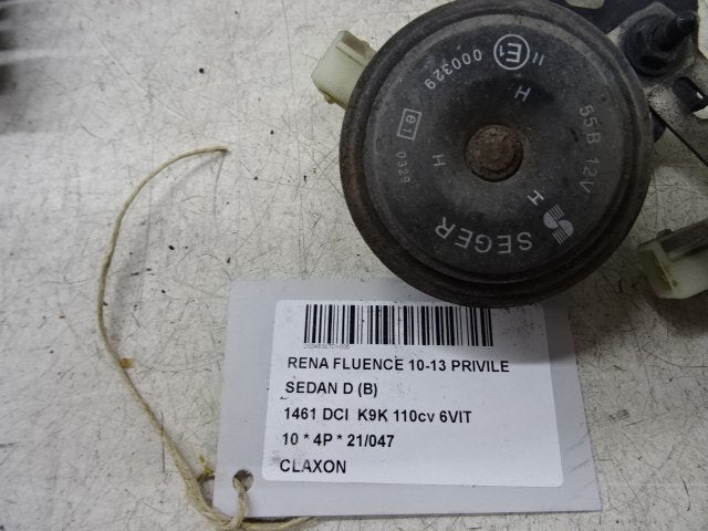 CLAXON Renault Fluence (LZ) (01-2009/01-2014), Gebruikt, Renault